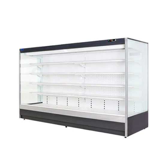 슈퍼마켓에 사용되는 냉동고에 연결된 멋진 디자인 Silm Multidecks.