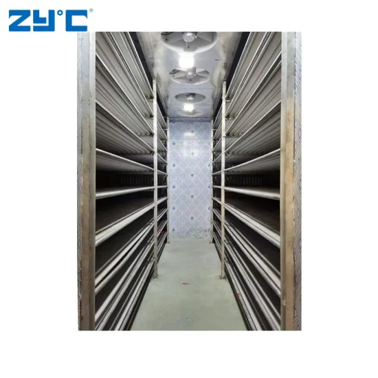 Zyc 고기 해산물 급속 냉동 알루미늄 판 선반 냉장 보관실 폭발 냉동고 급속 냉동고